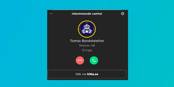 Kör valfri URL automatiskt när du svarar i Softphonen